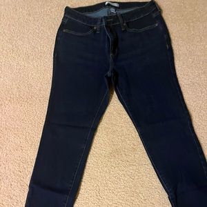 LC Lauren Conrad dark super skinny jeans
